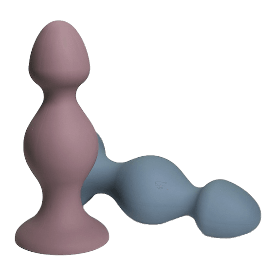 Double-Pebble Plug — two-piece set, view 1