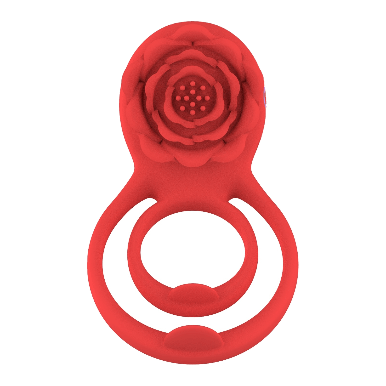 Rose Double Ring — front, view 1