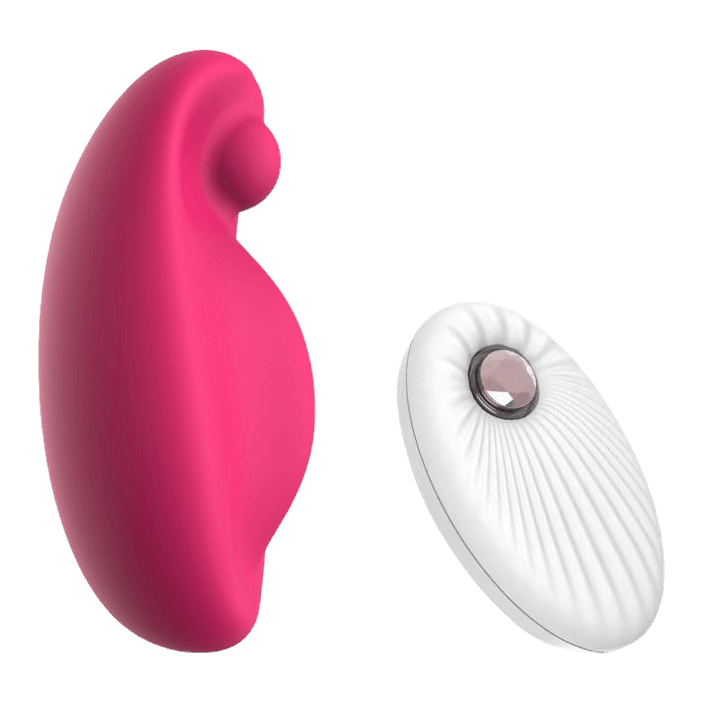 Oval Remote Wearable — product and remote, view 1