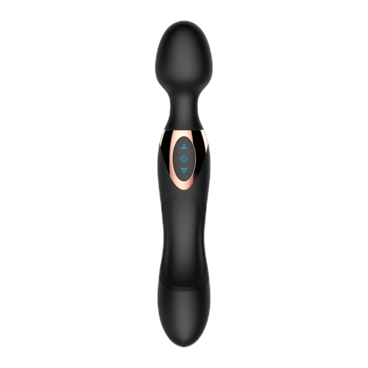 Gold-Collar Curved Wand — product view, view 1